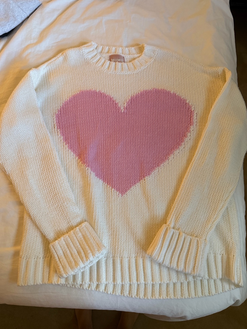 Show Me Your MUMU Heart Sweater